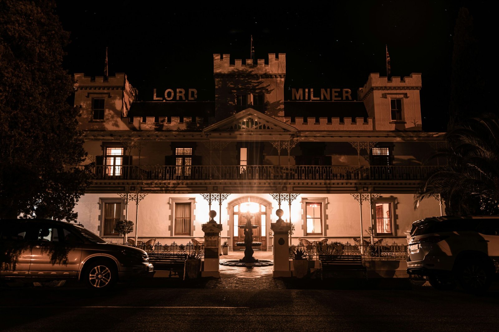 Lord Milner Hotel at Matjiesfontein, a stop on the Rovos Rail route