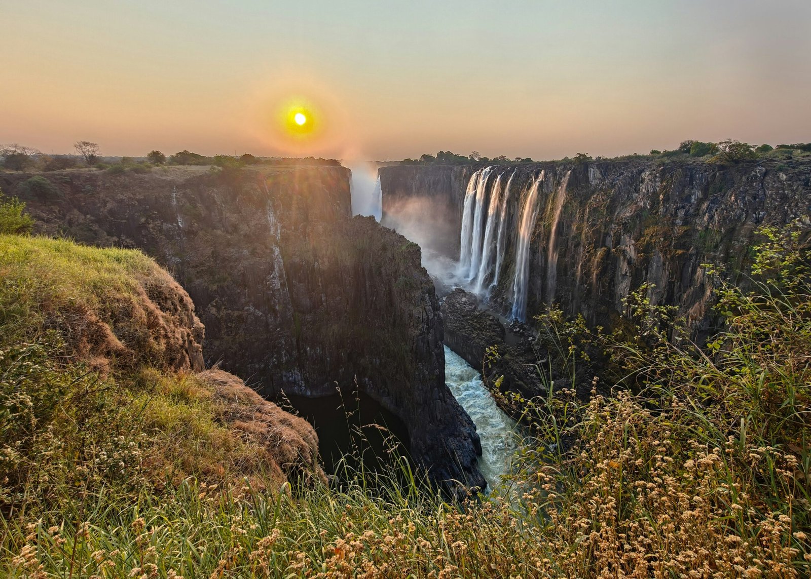 Victoria Falls at Mosi-oa-Tunya, the final stop on the Rovos Rail journey